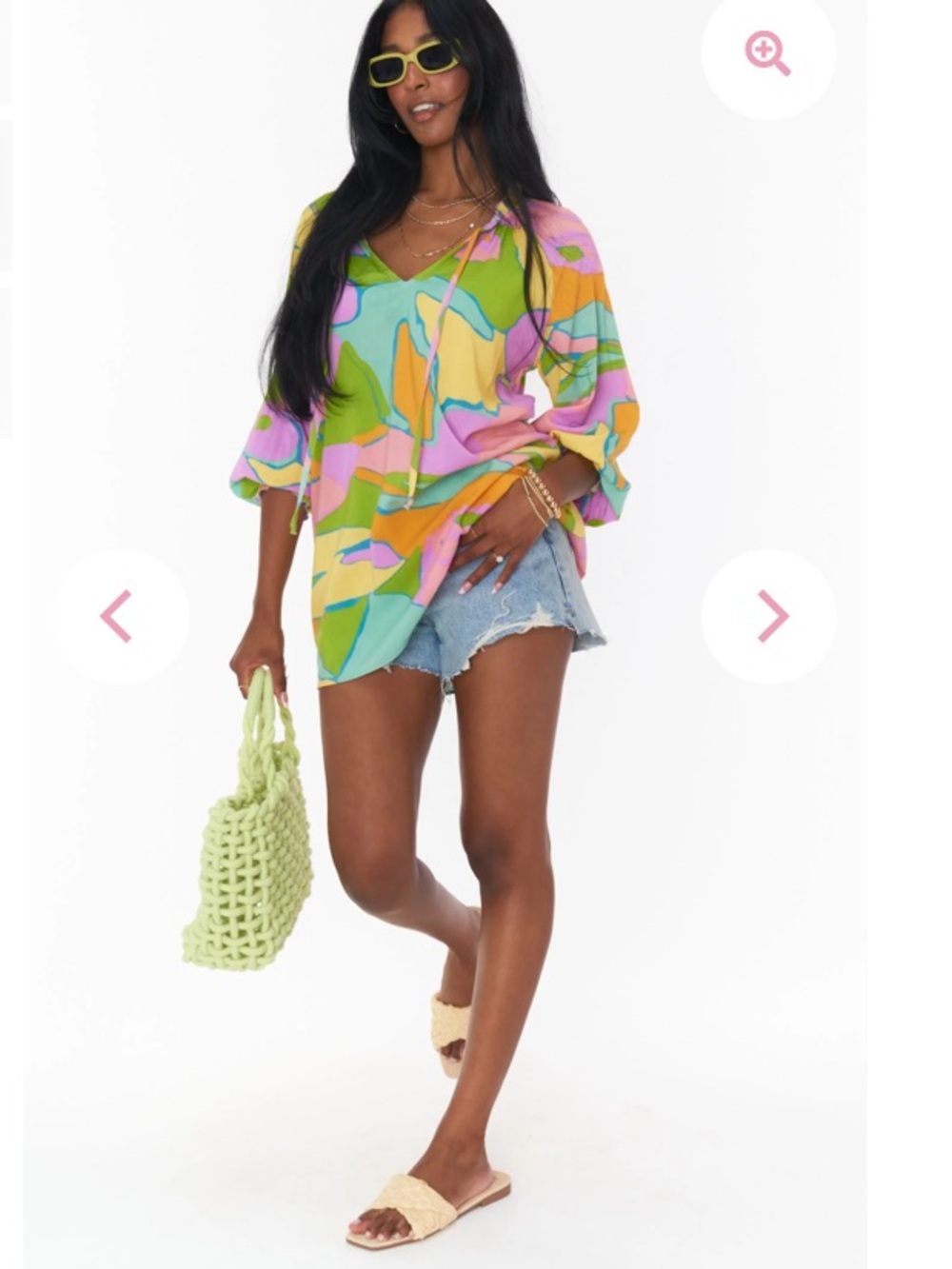 Show Me Your Mumu Char Tunic Summer Sorbet Size Small